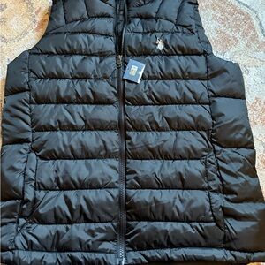 U.S. Polo Assn. Black Puffer Vest